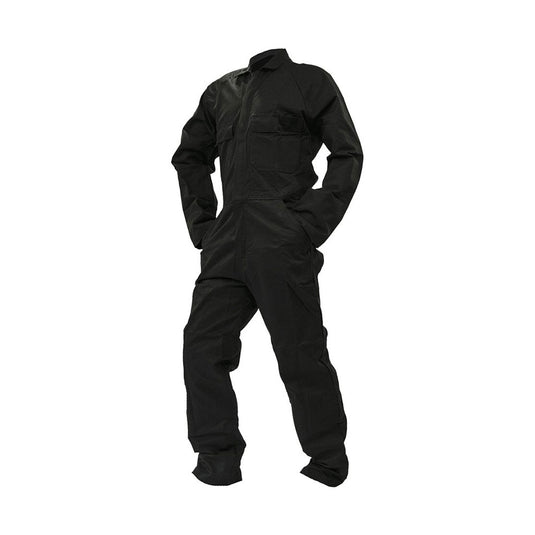 ST Long Sleeve 300gsm Cotton Overalls, Black