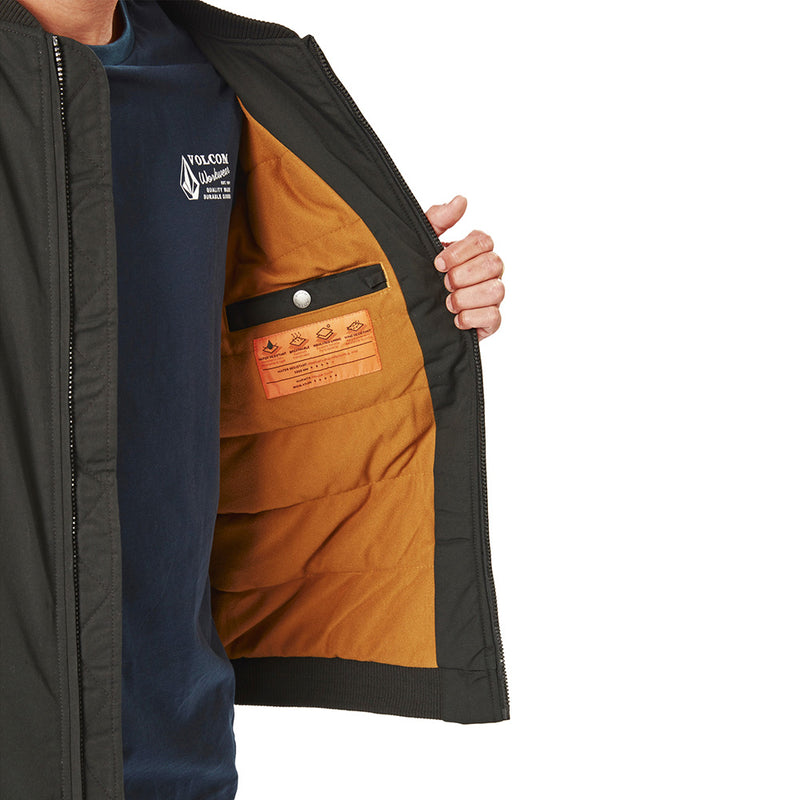 Load image into Gallery viewer, Volcom Workwear Water Resistant Bomber Jacket
