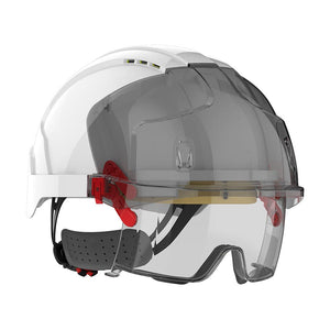 Evo Vista Lens Vented Ratchet Helmet: Clear Lens image