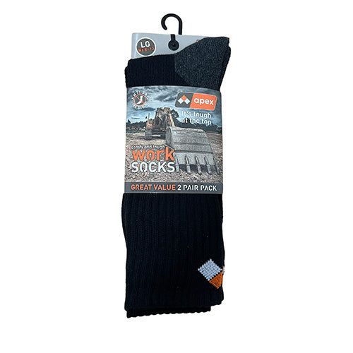 Load image into Gallery viewer, Apex Work Socks, Pack/2
