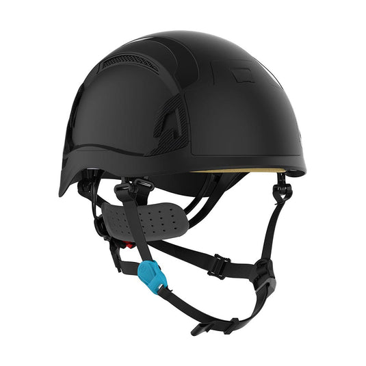 Evo Alta Skyworker Vented Ratchet Helmet: Black