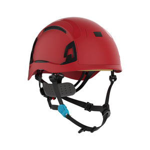 Evo Alta Skyworker Vented Ratchet Helmet: Orange image