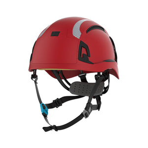 Evo Alta Skyworker Vented Helmet w/ Reflective Kit: Red image