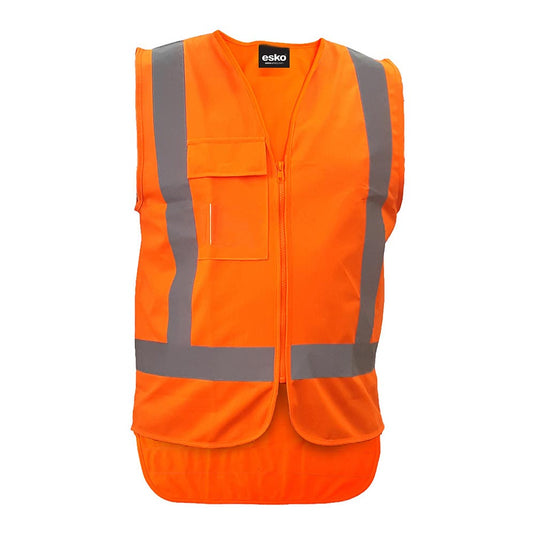 Esko TTMC-W23 X-Back Safety Vest, Orange