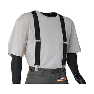 Clogger Clip On Braces: Black image