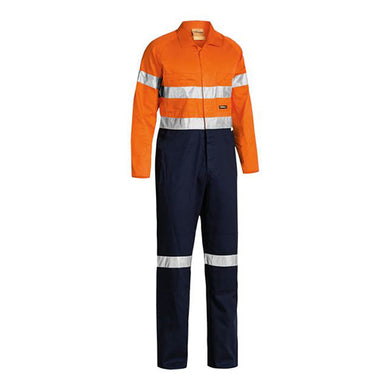 Bisley Hi Vis Taped Lightweight Overalls