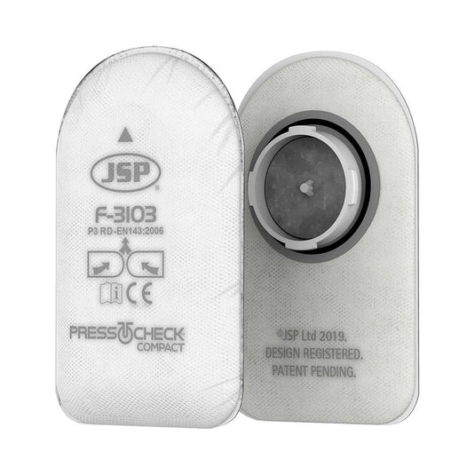JSP Press To Check Compact P3 Filters With Odour Layer