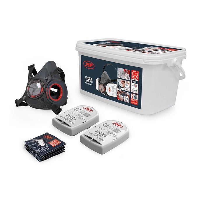 Force Typhoon 8 Half Mask Respirator Kit (Asbestos/Silica/Dust)