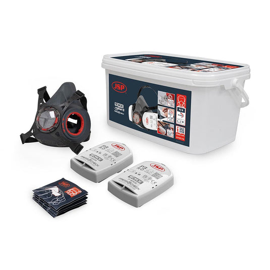 Force Typhoon 8 Half Mask Respirator Kit (Asbestos/Silica/Dust)