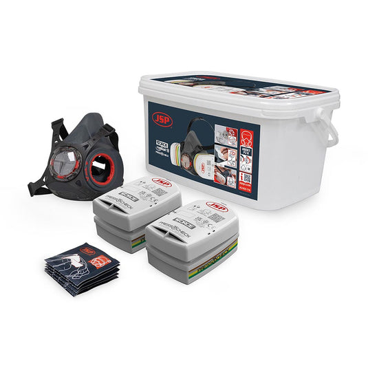 Force Typhoon 8 Half Mask Respirator Multi-Gas Kit With ABEK1P2 Filters