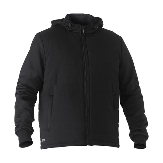 Bisley Flex & Move Puffer Fleece Hoodied Jacket