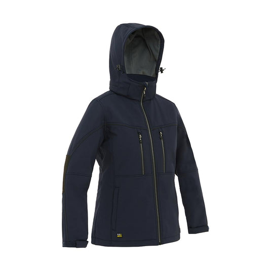 Bisley Womens Flex & Move Hooded Soft Shell Jacket