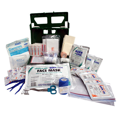 Industrial 1-25 Person Burns Kit (Plastic Box)