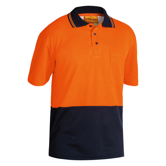 Bisley Hi Vis Short Sleeve Polo Shirt