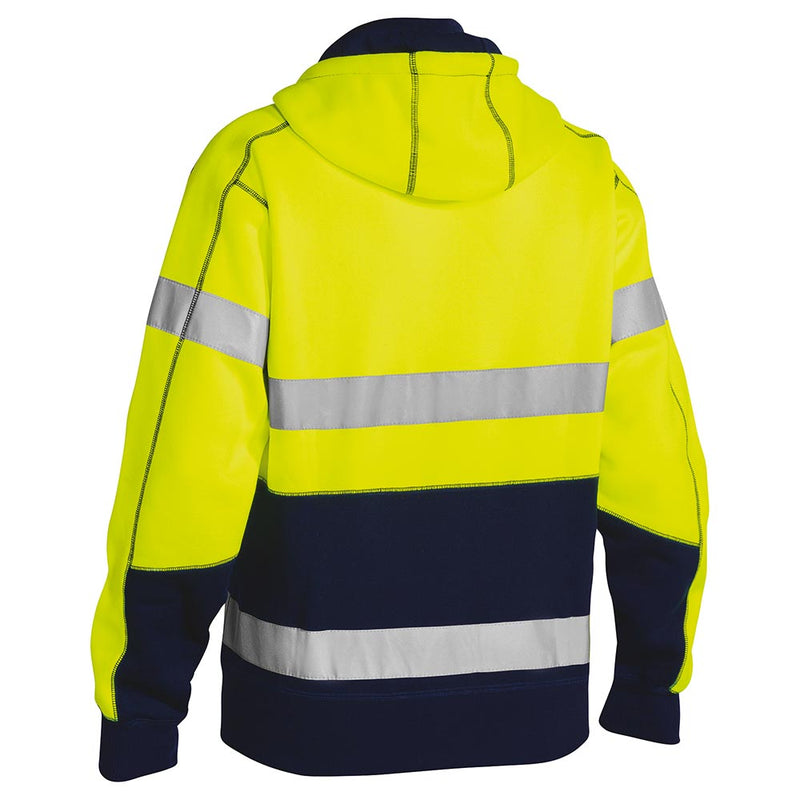 Load image into Gallery viewer, Bisley Hi Vis Taped Full Zip Hoodie
