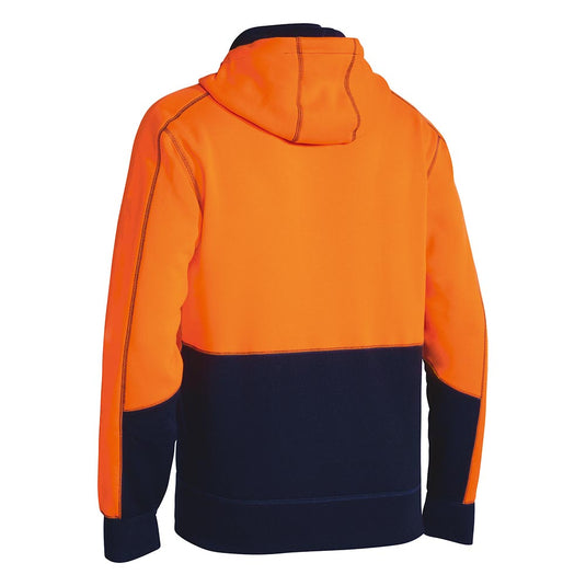 Bisley Hi Vis Full Zip Hoodie
