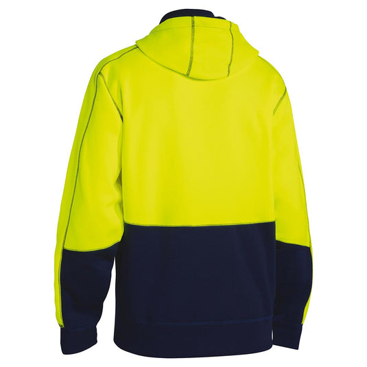 Bisley Hi Vis Full Zip Hoodie
