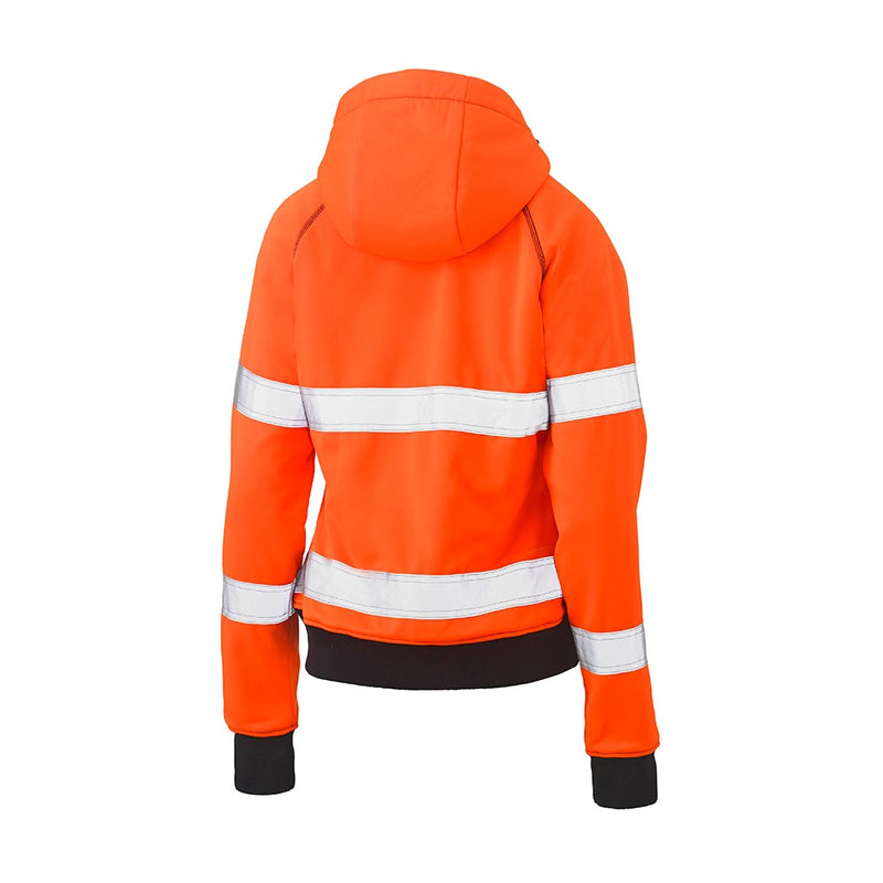 Load image into Gallery viewer, Bisley Womens Hi Vis Taped Zip Front Hoodie w/ Sherpa Lining
