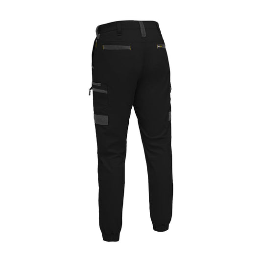 Bisley Flx & Move Elastic Waist Cargo Cuffed Pants
