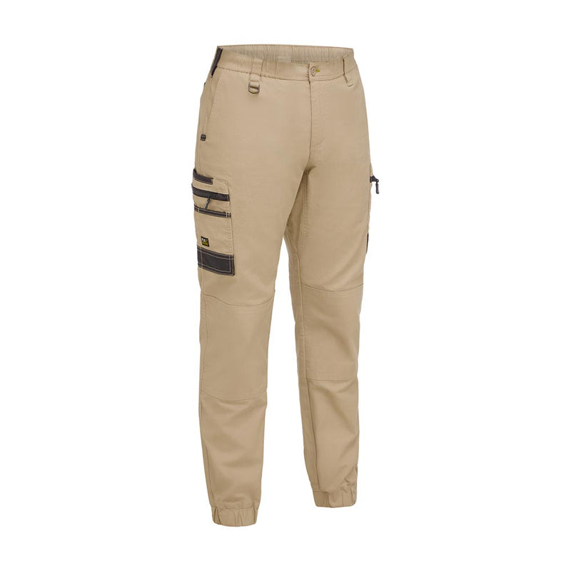 Load image into Gallery viewer, Bisley Flx &amp; Move Elastic Waist Cargo Cuffed Pants
