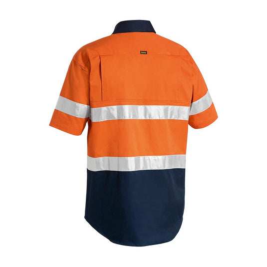 Bisley Hi Vis Short Sleeve Taped Lightweight Shirt