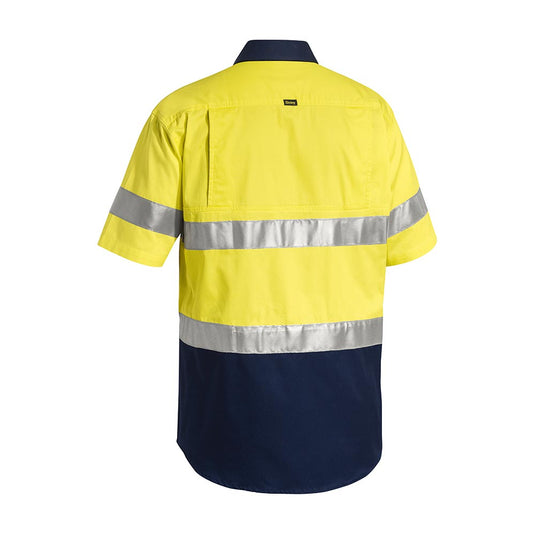 Bisley Hi Vis Short Sleeve Taped Lightweight Shirt