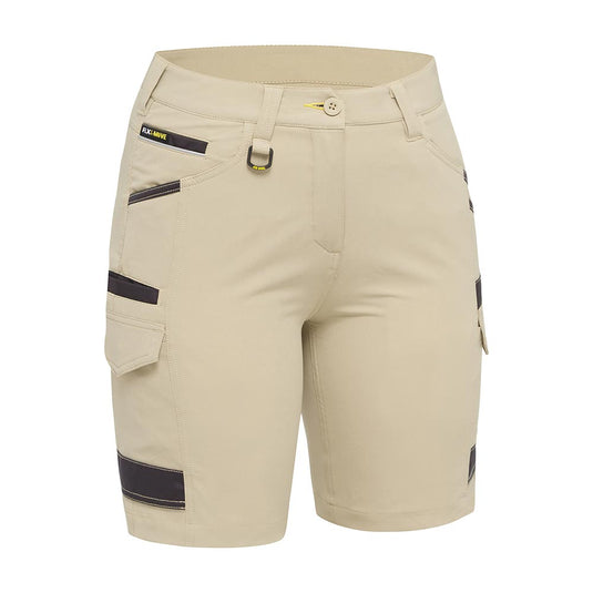 Bisley Womens Flex & Move™4-Way Stretch Zip Cargo Short