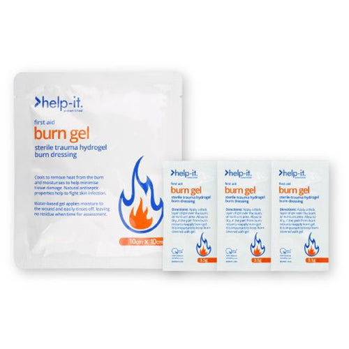 Burn Relief Pack (1x Dressing, 3x Gel Sachet)