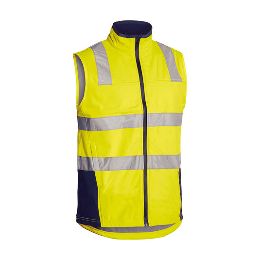 Bisley Hi Vis Taped Soft Shell Vest