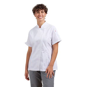 Biz Womens Alfresco Short Sleeve Chef Jacket image