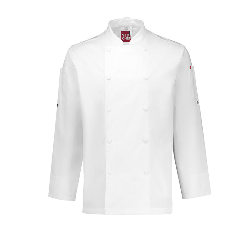 Load image into Gallery viewer, Biz Mens Gusto Long Sleeve Chef Jacket
