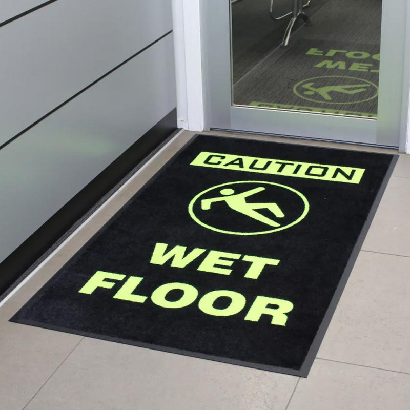 Load image into Gallery viewer, Century Pile Black/Fluoro Yellow 1500 x 850mm (Wet Floor)
