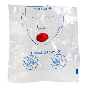 CPR One-Way Valve Face Shield image