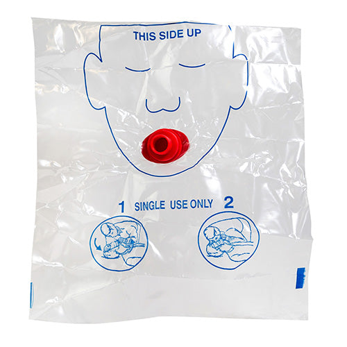 CPR One-Way Valve Face Shield