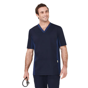 Biz Mens Riley Stretch Scrub Top image