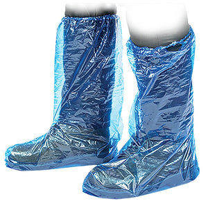 Disposable PE Boot Covers Blue: Pack/100 image