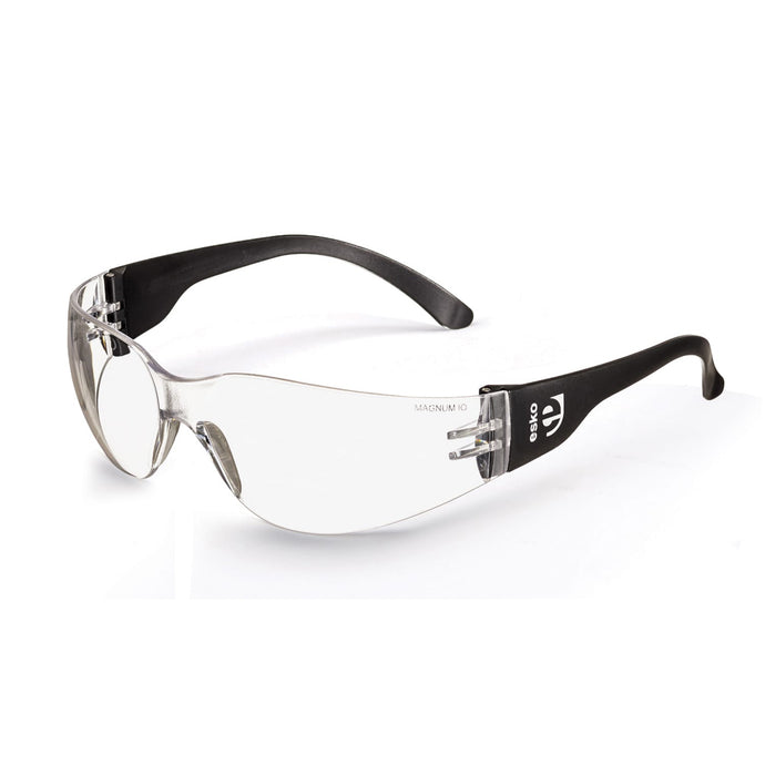 Esko Magnum Safety Glasses: Clear