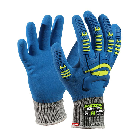 Esko Razor Impact 5+ Glove, Blue