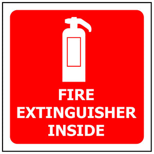 Fire Extinguisher Inside Self Adhesive 100 x 100 image