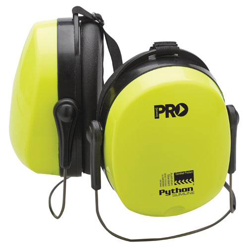 Pro Python Hi Vis Neckband Earmuff Class 4