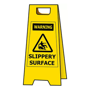 Warning Slippery Surface A-Frame Floor Stand Sign image