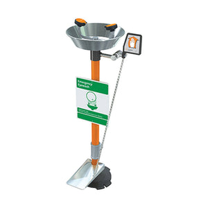 Guardian Eye/Face Wash, Pedestal Mounted, Stainless Steel Bowl image