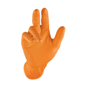Grippaz Skins Nitrile Disposable Gloves, Orange: Box/50 image
