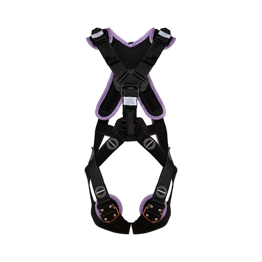 LINQ Female Harness with QR Buckle, Purple/Black (One size)