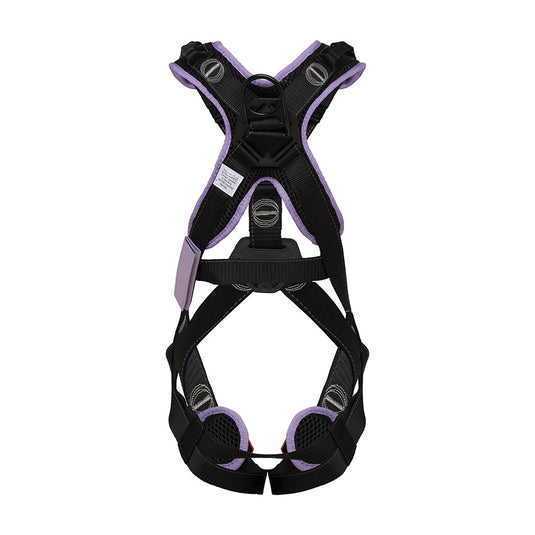LINQ Female Harness with QR Buckle, Purple/Black (One size)
