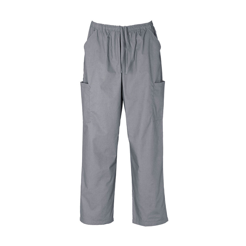 Load image into Gallery viewer, Bizcare Unisex Scrubs Cargo Pant close-up showing high performance fabric with natural stretch, featuring a functional pocket design. Ideal for active work environments, highlighting durability and comfort.
