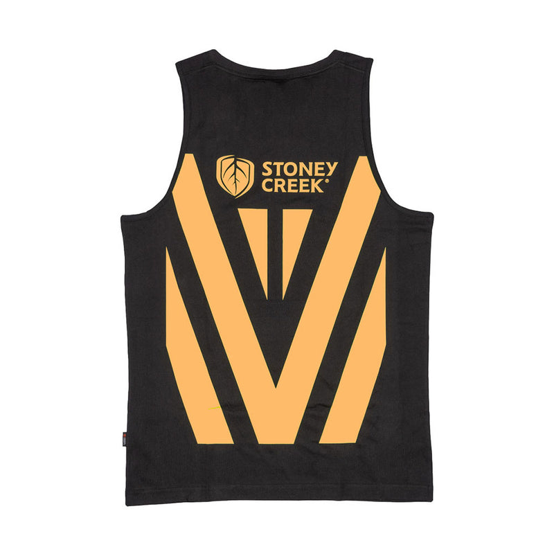 Load image into Gallery viewer, Stoney Creek Loud and Proud Singlet, Black/Orange
