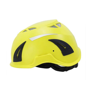 Qtech Reflective Multi Impact Climbing Helmet: Fluoro Yellow image
