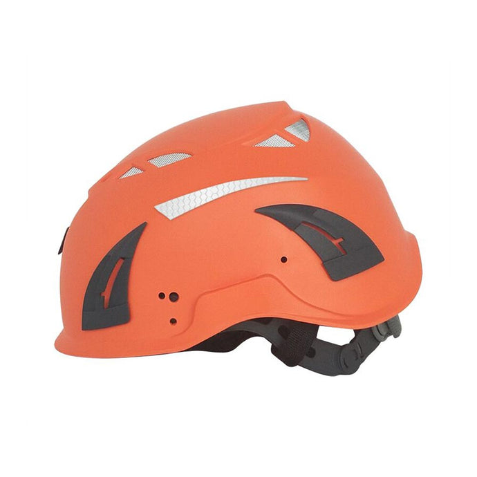 Qtech Reflective Multi Impact Climbing Helmet: Orange