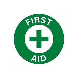 First Aid Hard Hat Label 45mm image